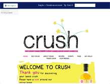 Tablet Screenshot of crush-foods.com
